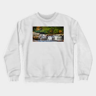 New Hampshire Waterfall in Fall Crewneck Sweatshirt